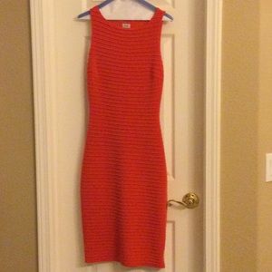 Cache Bodycon Stretchy Orange Dress